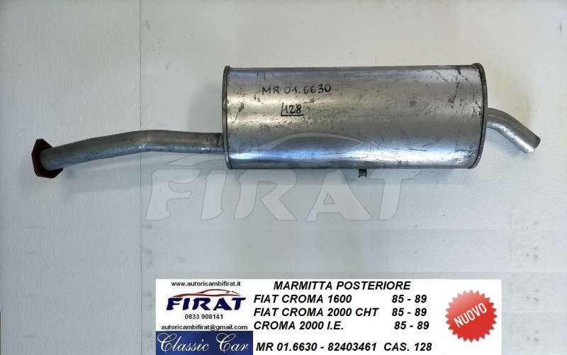 MARMITTA FIAT CROMA 1.6/2.0 CHT/IE POST. (01.6630)